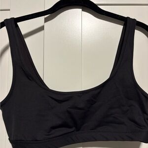 SKIMS Black Scoop Neck Bralette